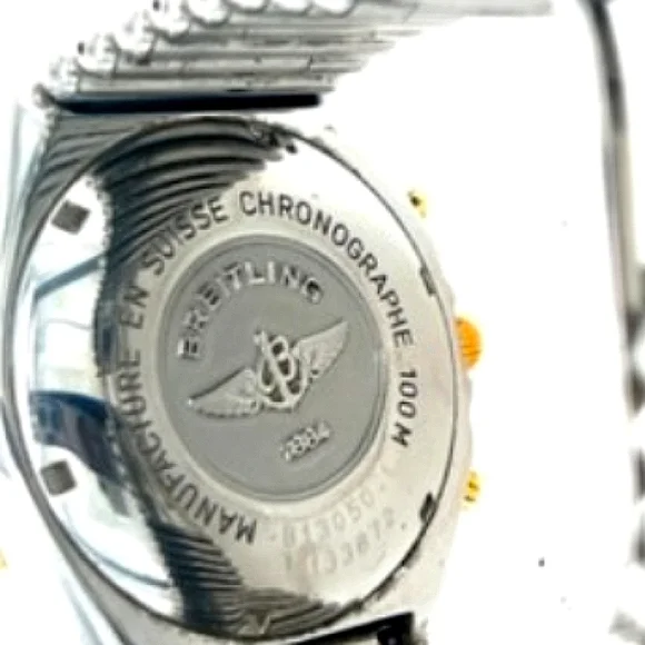 SOLD Breitling 18K Windrider Chronomat Automatic  Yellow Gold Watch - Picture 6 of 6